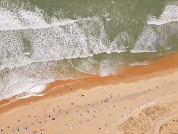 Aerial view of beach