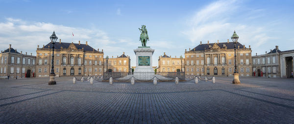 Low angle view of historic building against sky