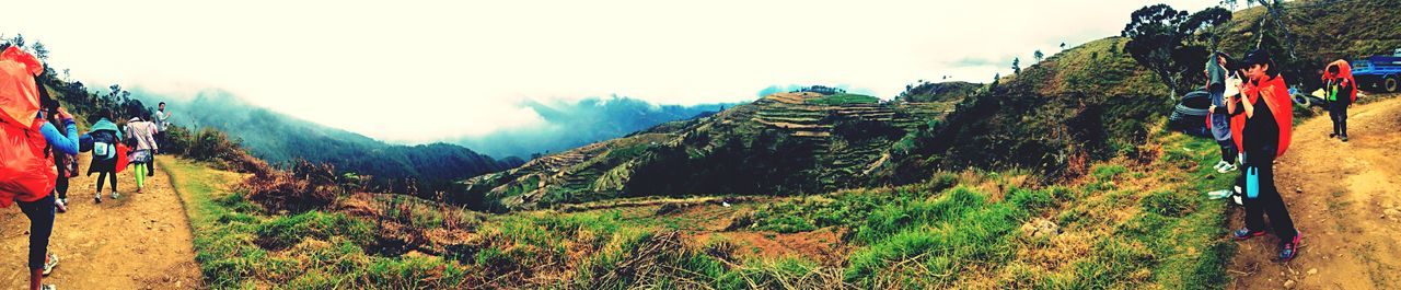 Scenic view of mountains