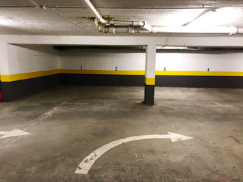 Empty parking lot