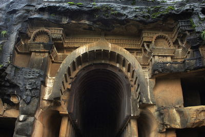 Low angle view of historical building