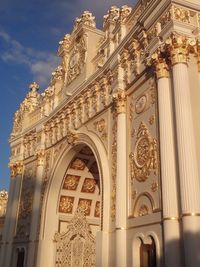 Low angle view of temple