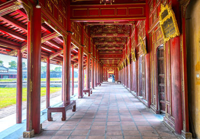 Corridor of building