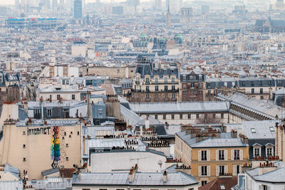 High angle view of cityscape