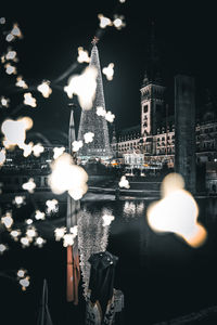 Illuminated christmas tree