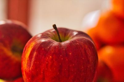 Close-up of apple on table