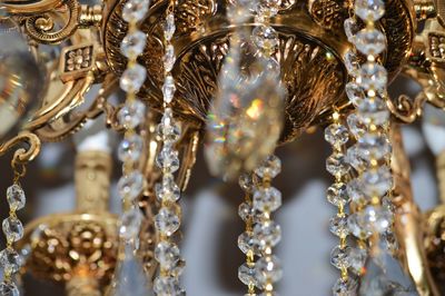 Close-up of chandelier