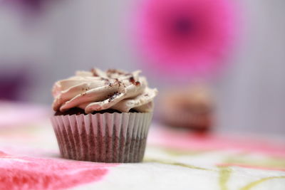 Close-up of cupcakes