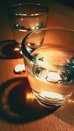 Close-up of drink on table