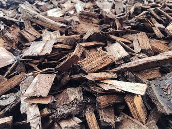 Old wooden chips texture