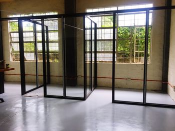 Empty room with windows