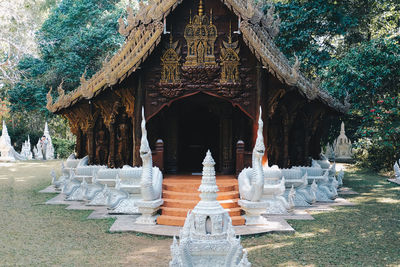 Panoramic view of a temple