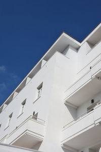 Low angle view of building against clear sky