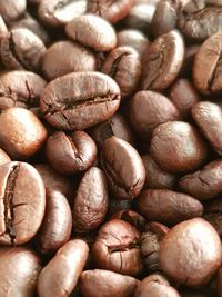 Full frame shot of coffee beans