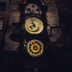 Low angle view of clock tower