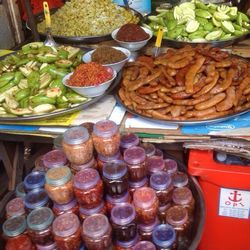 Full frame shot of vegetables for sale at market stall