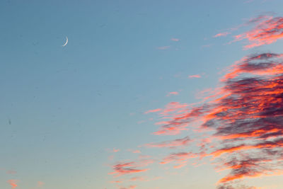 Scenic view of sky during sunset