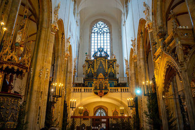 Low angle view of church