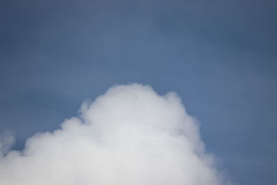 Low angle view of clouds in sky