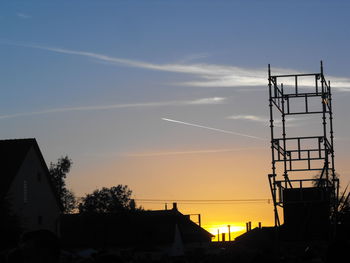 Low angle view of buildings against sky