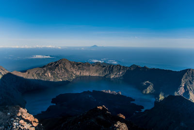 Mountains clouds landscape nature