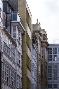 Residential buildings against sky