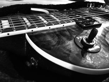 Close-up of guitar