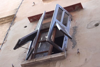 Low angle view of house