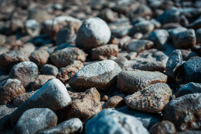 Full frame shot of stones