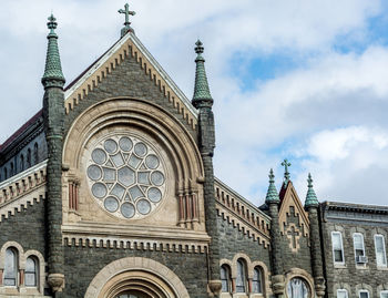 Low angle view of church