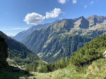 Panoramic view of landscape against sky