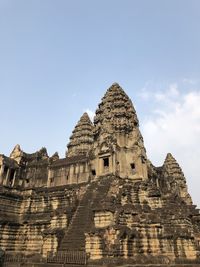 Low angle view of a temple