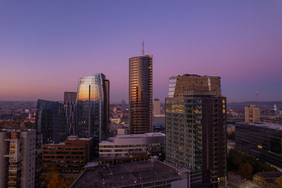 Modern buildings in city