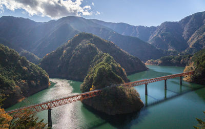 Landscape with iron bridge