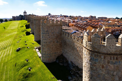 Buildings in city