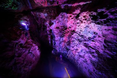 Close-up of cave