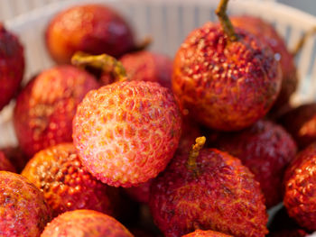 Full frame shot of strawberries