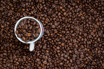 Close-up of coffee beans