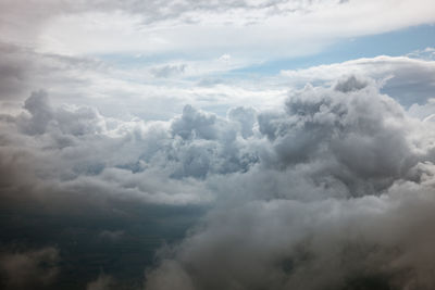 Low angle view of clouds in sky