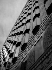 Low angle view of building against sky