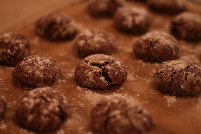 Close-up of cookies