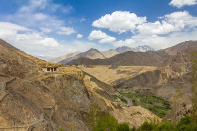 Panoramic view of landscape against sky