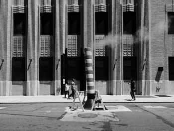 People sitting in office building