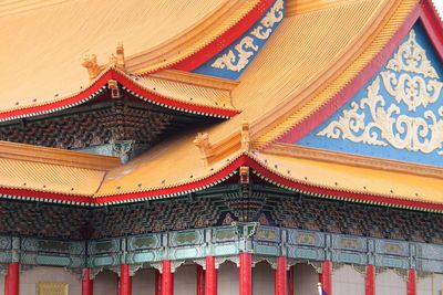 Low angle view of temple