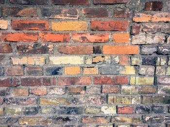 Full frame shot of brick wall