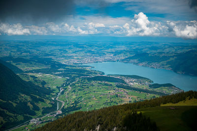 Scenic view of landscape against sky