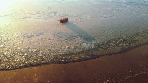 View of sandy beach