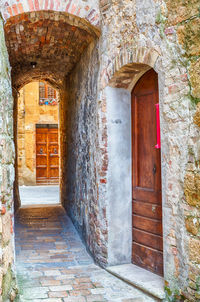 Entrance of old building