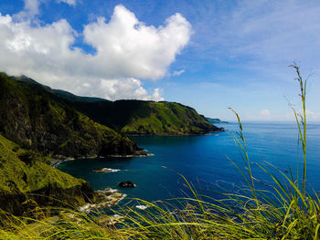 Panoramic view of sea against sky