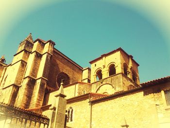 Low angle view of church